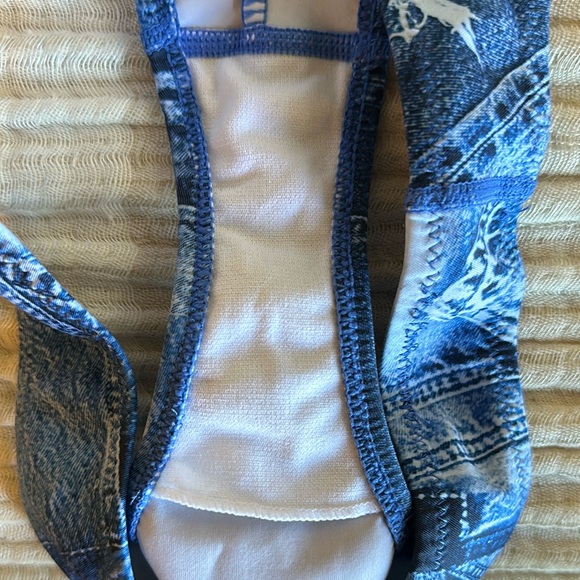 Blue “Denim” Bikini by Kendal and Kylie - Picture 3 of 6